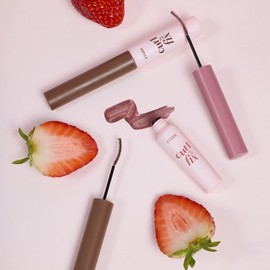 Etude Studio [Strawberry Curl] Curl Fix Skinny Mascara / Delicate Curling - 04 Berry Brown / 에뛰드스튜디오 [딸기가 추구미] 컬 픽스 스키니 마스카라 /섬세한 컬링 - 04베리 브라운