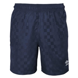 Umbro Checkerboard Short Boys, Dark Navy/White