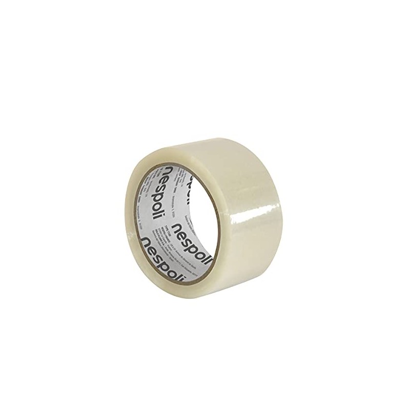 Nespoli N9930194704 Clear Packaging Tape 50mm x 66m