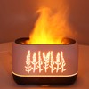 Humidifier 200ml White Hollow Flame Ultrasonic Atomization Silent Aroma Diffuser