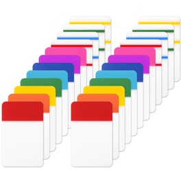 1 Inch Tabs for Notebooks, 480 Pieces Sticky Note Tabs File Index Tabs for Books, Binders, Papers, Documents, File Folders (24 Sets 12 Colors)