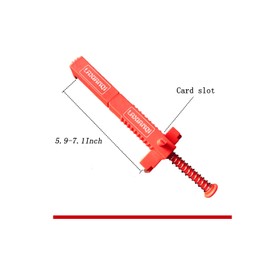 Tom tool LXQ 5.9-7.1 Inch Extended Upgrade Brick Line Clips Line Runners Sold in Pairs,Orange