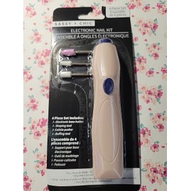 Sassy+Chic New - Sassy + Chic 4 Pcs. set Electronic Nail Kit For Hands/Feet