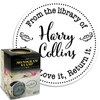 Custom Library Stamp - Style LIB034