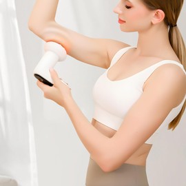 Homaisson Cellulite Massager Electric Body Shaper, Body Sculpting Machine with 5 Massage Heads, Adjustable Intensity, LED Display, Wireless, Compact Design for Effective Skin Firming