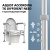 EldHilfe Toilet Safety Handrail for Elderly with Sensor Light, Toilet