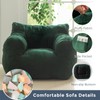 MAXYOYO Sherpa Bean Bag Chair, Boucle Tufted Bean Bag Couch,