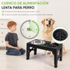 LUKITO 3pcs Comedero Elevado para Perro con 2 Cuencos De