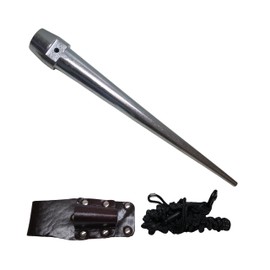 Upgraded Broad Head Bull Pin Alignment Punches，Cone 1-1/4” to 5/16”，13.75” Long，Heat Treated AISI 4135 Alloy Steel，12.9 level high strength