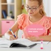 HOKPA Two Minutes Sand Timer, 6Pcs Pink Mini Glass Hourglass