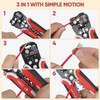 TICONN Automatic Wire Stripper Tool, 3 in 1 Wire Cutter