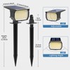 WENATY Solar Spot Lights Outdoor Waterproof IP65, 12 Pack Landscape
