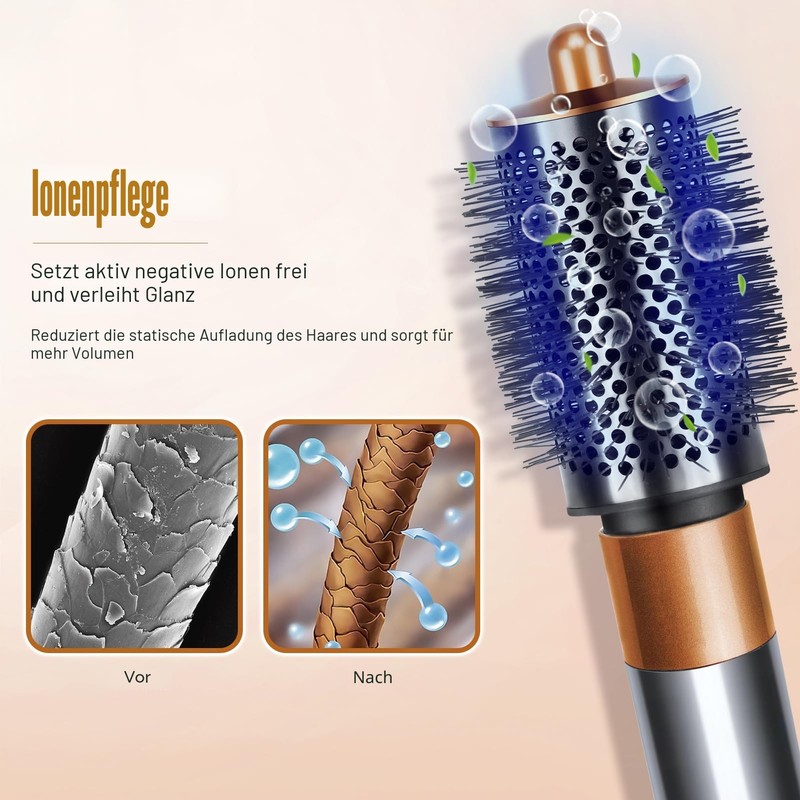 Chuancheng Upgraded Large Round Volume Brush for Dyson Airwrap HS01