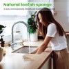 10 PCS Natural Sponges for Dishes, Loofah Dish Sponge for