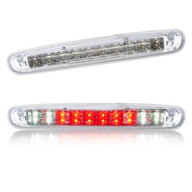 Cxdar Third 3rd Brake Light, LED High Mount Stop Light for 2007-2013 Chevy Silverado/GMC Sierra 1500 2500HD 3500HD, Rear Center Cab Roof Tail Cargo Lamp (Chrome)