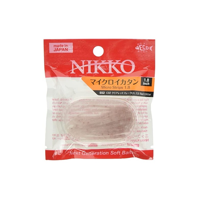 NIKKO KASEI（ニッコー化成）ﾏｲｸﾛｲｶﾀﾝ1.8ｲﾝﾁC02 ｸﾘｱﾚｯﾄﾞﾌﾚｰｸUV552