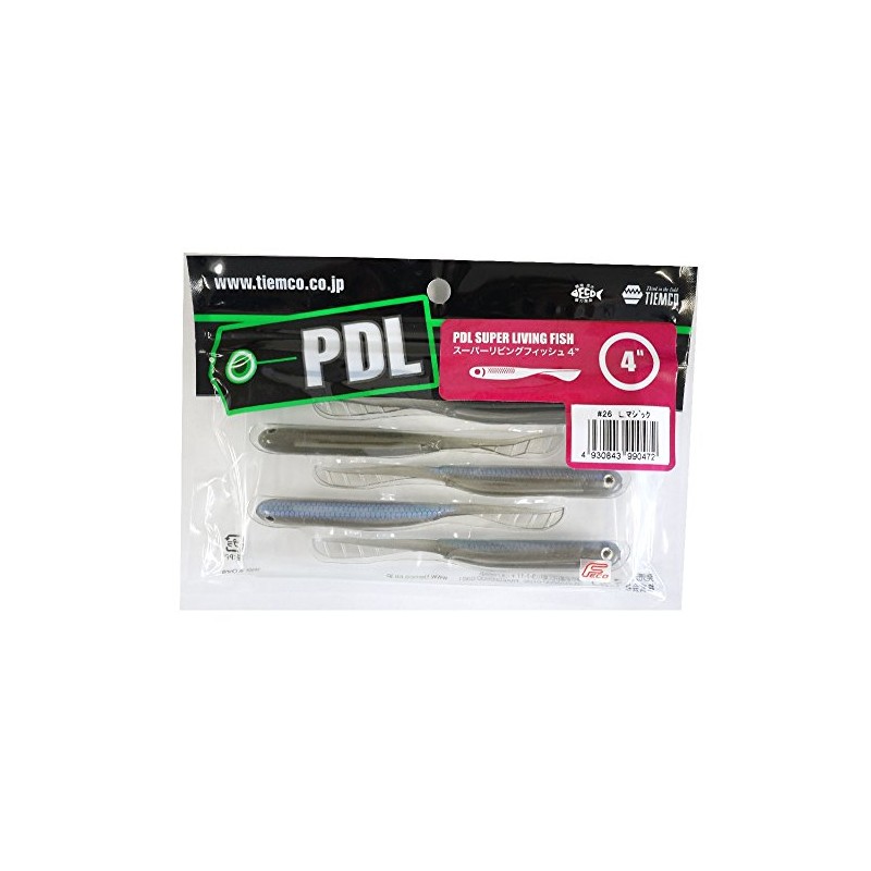 ティムコ(TIEMCO) ワーム PDL スーパーリビングフィッシュ 4インチ レジェンドマジック #26 ルアー