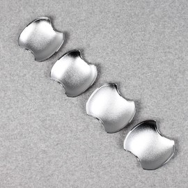 RUIQ Toyota Corolla Cross Exclusively Designed for Toyota Corolla Cross Exterior Door Handle Protector Cover to Prevent Scratches on Door Knobs (Matte Nickel Plated)