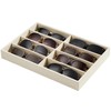 pickpiff Drawer Sunglass Organizer & Display Tray: 8 Grids Velvet