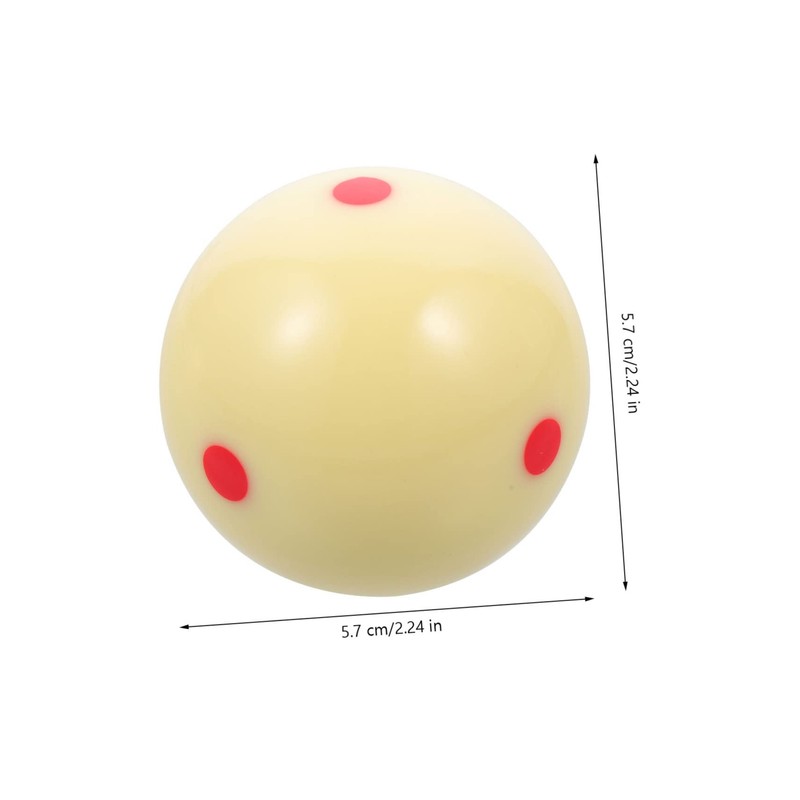 BESPORTBLE Resin Billiard Training Ball Wear Resistant Skill Levels for
