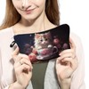 Livel lhood Teacup Cat Makeup Bag Cute Small Organizer Zipper