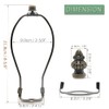 Lamp Shade Harp Holder,8 Inch Bronze Lamp Harp Kit,Fit Both