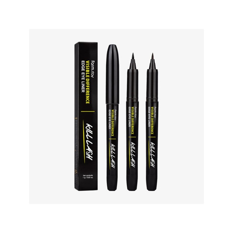 Farmstay Visible Difference Edge Eyeliner / 01 Black / 팜스테이