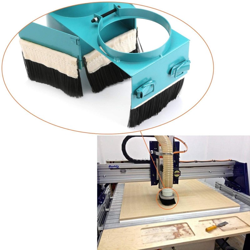 BestTeam Vacuum Cleaner Engraving Machine Dust Cover, 70mm/100mm Brush Vacuum