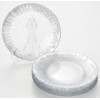 Vetro Felice 349122P Medium Plate Western Tableware Plate, Silver, 8.5