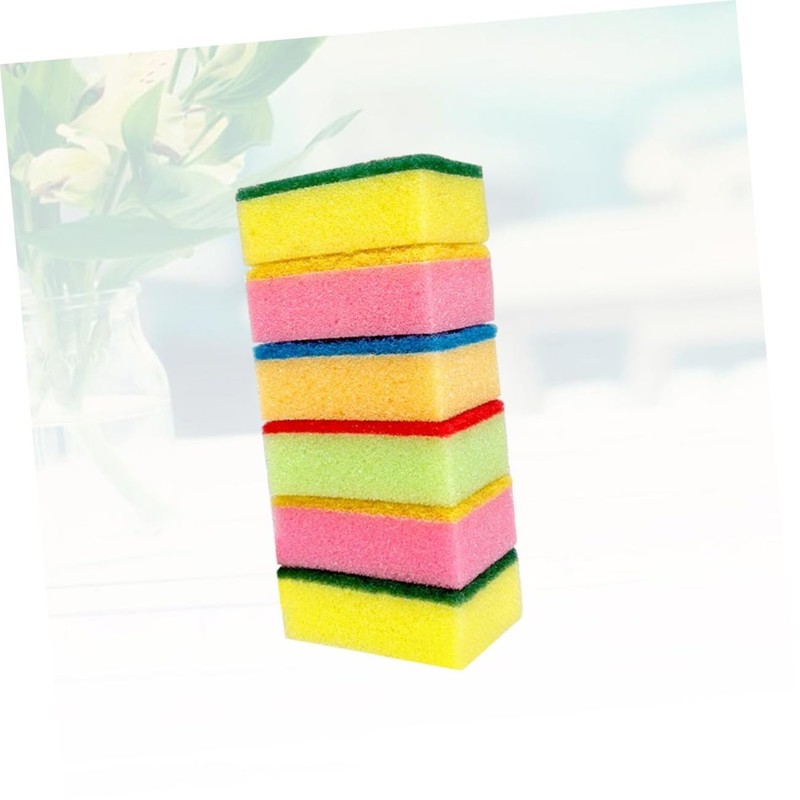 KOMBIUDA Non-Scratch Kitchen Dish Sponge 10pcs Cleaning Sponges Scrub Sponge