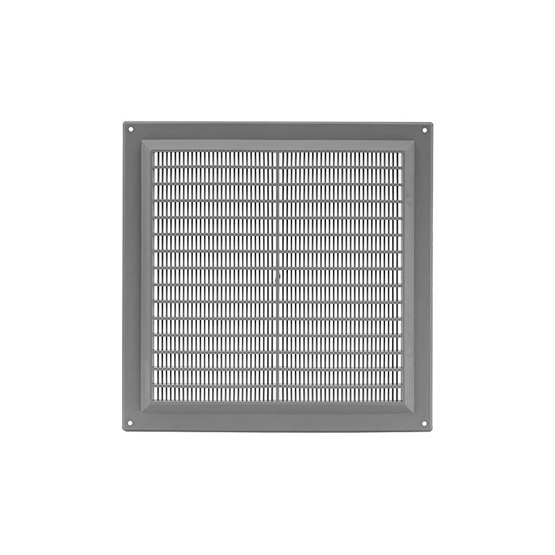 Air Ventilation Plastic Grill Cover 250mm x 250mm/Gray