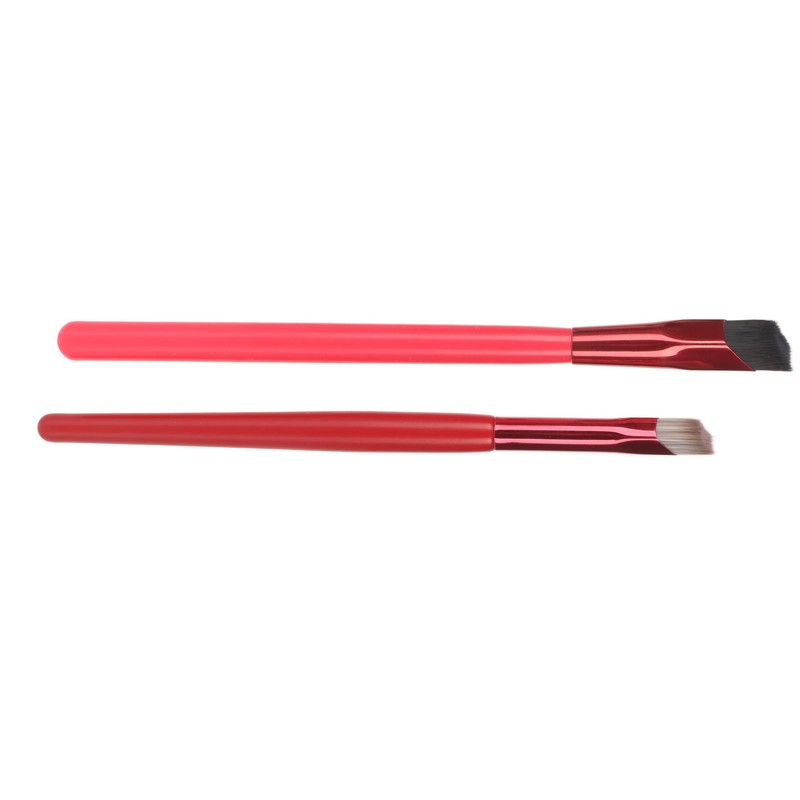 2 Pcs Eyebrow Brush Set Ultra Thin Bevel Multifunctional Makeup
