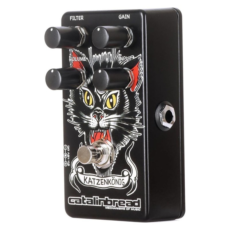 Catalinbread Traditional Ink Collection Katzenkonig Fuzz Guitar Effects Distortion Pedal