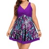 ECUPPER - Traje de baño de una pieza para mujer,
