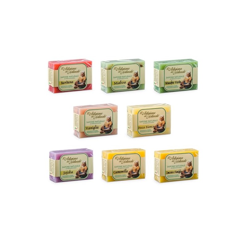 L'Artigiana del Naturale - Scented Plant Soap Set of 8