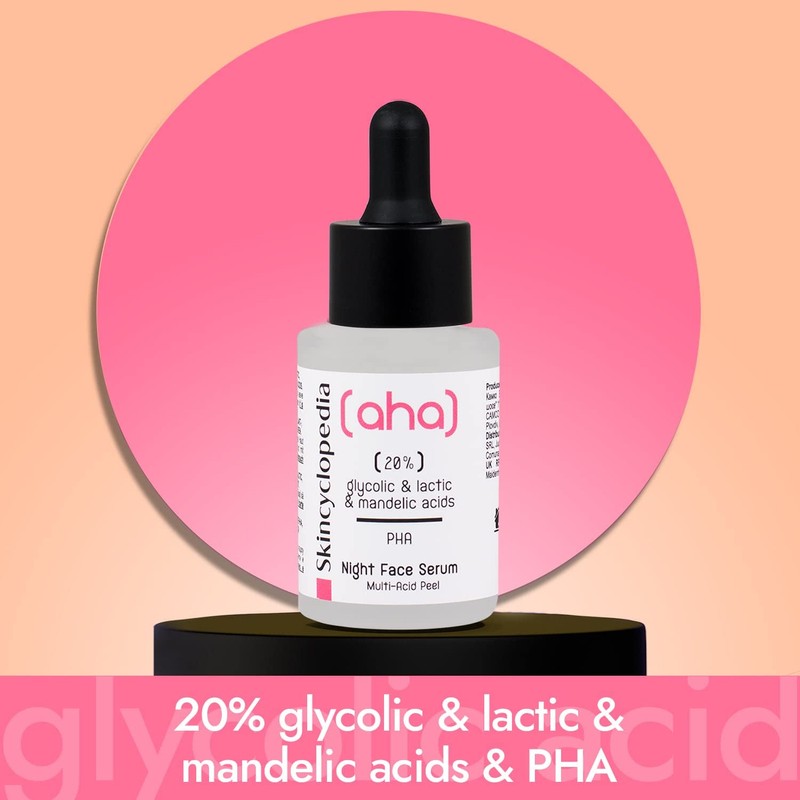 Skincyclopedia - AHA & PHA Exfoliating Serum, Face Serum with