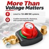 Top Post Battery Disconnect Switch – 12–48V DC Negative Terminal
