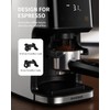 SHARDOR Conical Burr Espresso Coffee Grinder Electric with Precision Timer