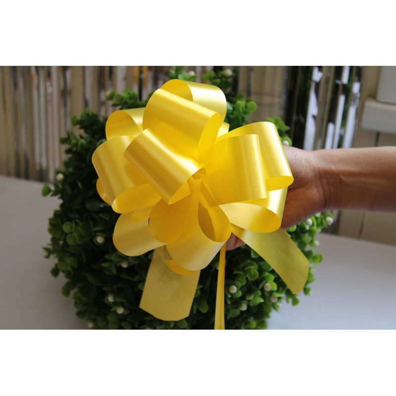Creative Balloons Pull Bows Yellow Decorative Ribbon Bows Pull Bows