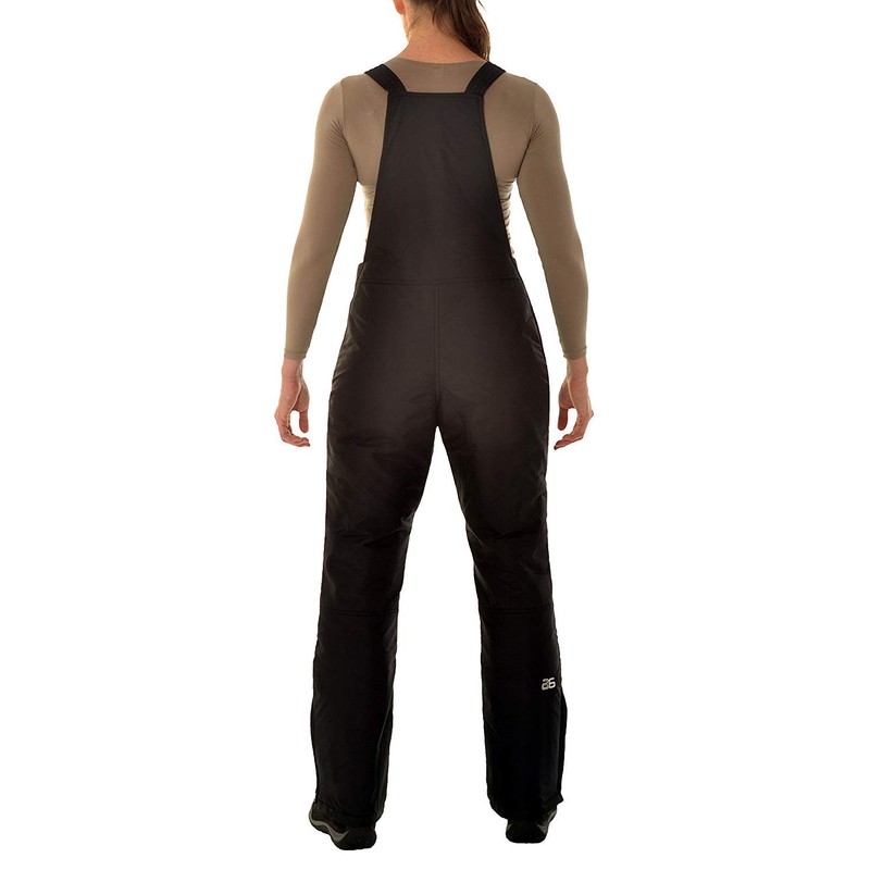 Arctix Arctix Women's Essential Insulated Bib Overalls, Black, Small Short