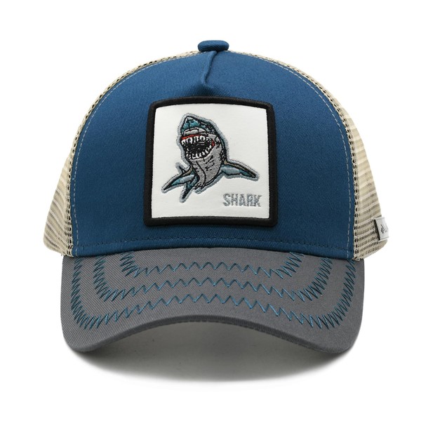 Wodeal Boys Shark Trucker Hat, Toddler Snapback Mesh Baseball Caps