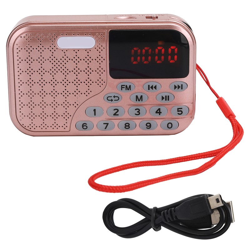 M‑128 Portable Pocket Radio Mini FM Receiver USB Memory Card