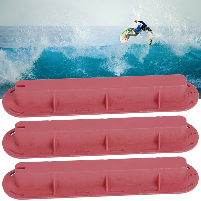 3Pcs Plastic Surfboard Fin Plug Base Finned Box Surfing Board
