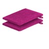 EXKLUSIV HEIMTEXTIL 2 x Wash Mitt 15 x 21 cm