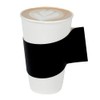 Restpresso Black Paper Coffee Cup Sleeve - with Handle, Fits