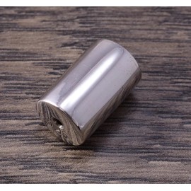 Sterling Silver Cylinder Bead 16mm x 10mm (sold individually) - DB5J