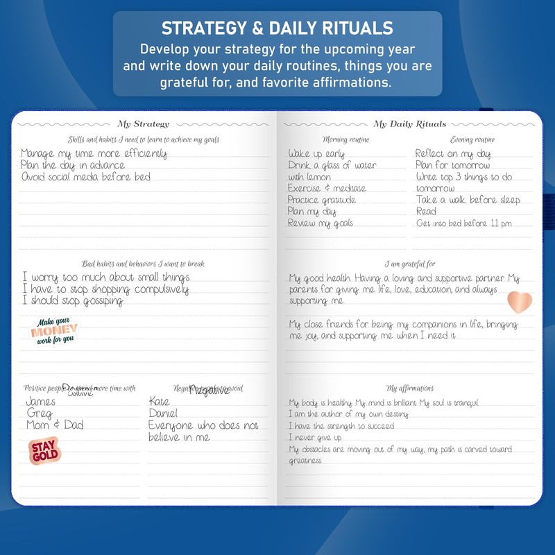 GoGirl Weekly Schedule Planner – Hourly Work & Life Planner