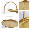 2 Tier Jewelry Tray Elegant Simple Sturdy Stable Metal Multi