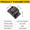 DMiotech 200A Circuit Breaker, 12-48V DC Automotive Inline Fuse Holders