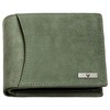 WILDHORN® RFID Protected Genuine Leather Wallet for Men, Green Hunter,